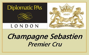 corporate champagne labels